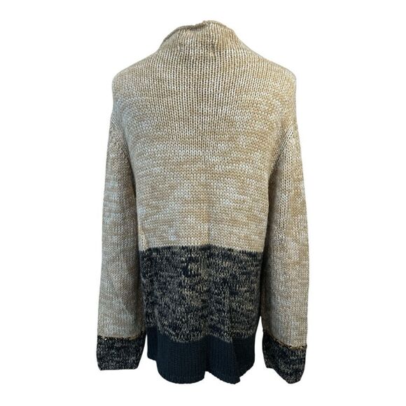 VINTAGE Carducci Women’s Large 80’s Fur Sequin Chunky Knit Wool Mob Wife Sweater - Picture 3 of 11